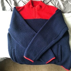 Fleece/Sherpa Quarter Zip Jacket